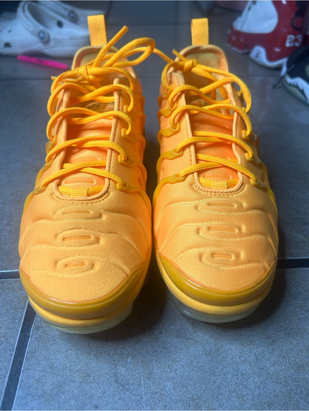 Bright orange Athletic Sneakers VaporMax